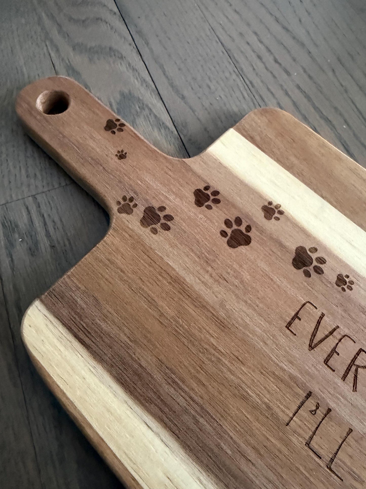 Custom Dog Photo Cutting Board | Personalized Pet Engraved Board | Funny Dog Lover Gift