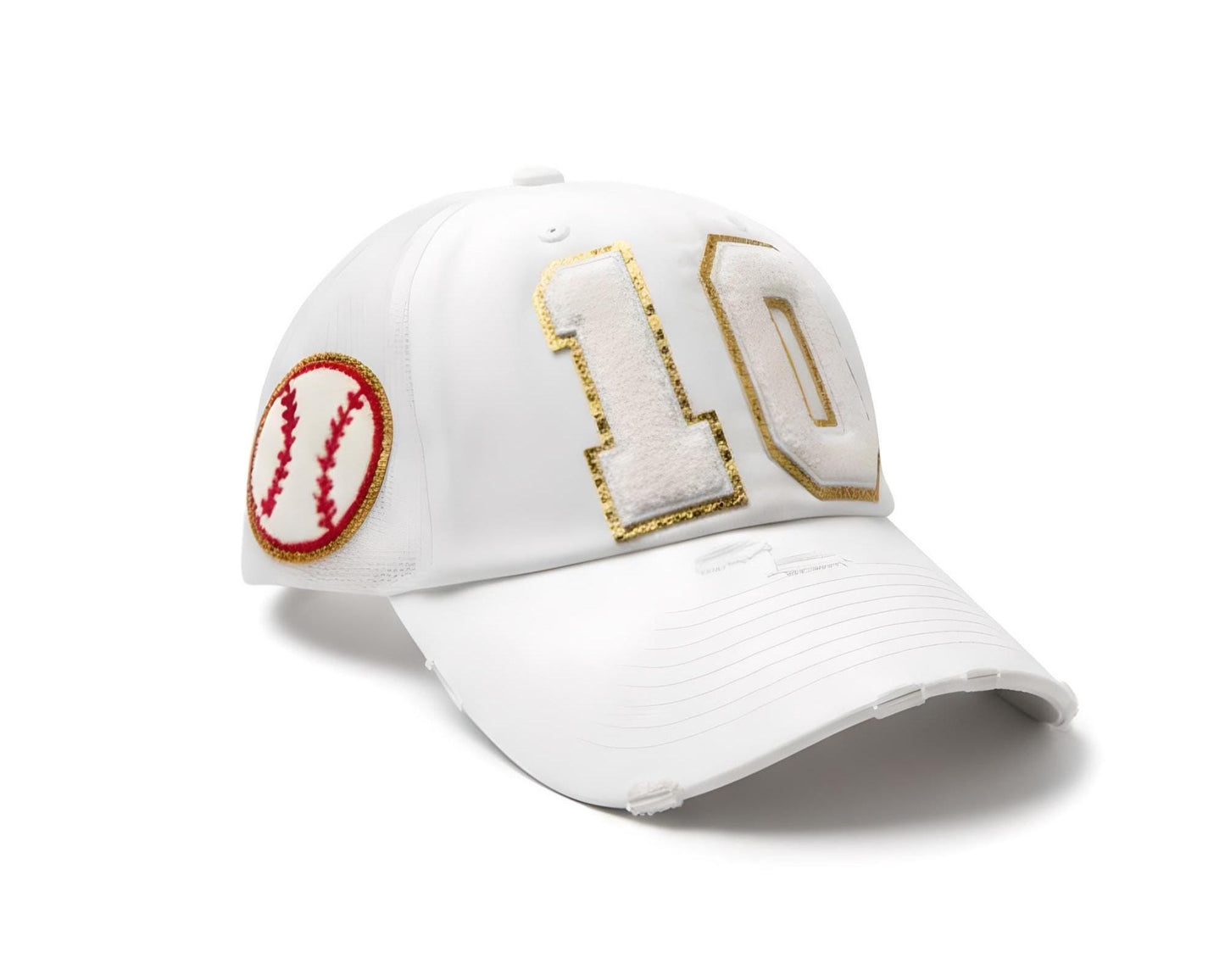 Personalized Mom Baseball Hat with Child Number Patch