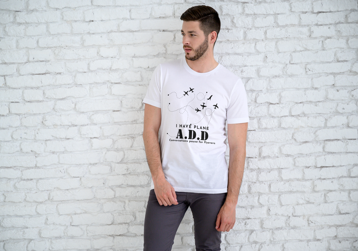 Funny Pilot Shirt – I Have Plane A.D.D. Airplane Tee